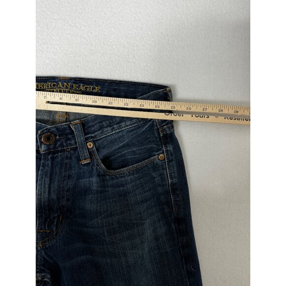 American Eagle Men’s Jeans 29x30 Slim Straight Leg Blue Medium Wash - Picture 7 of 7